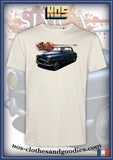 tee shirt unisex Simca aronde grand large bleu