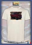 tee shirt unisex Simca aronde grand large rouge