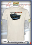 Simca Ariane 4 gray 1957 unisex t-shirt