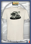 unisex t-shirt VW beetle and dashboard 2