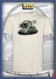 unisex t-shirt VW beetle and dashboard 2