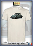 tee shirt unisex VW Cox bleue clair