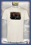 tee shirt unisex VW caddy brown