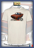 tee shirt unisex VW Caddy orange blason