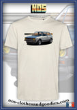 tee shirt unisex VW Golf GTI 3 portes grise