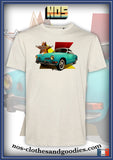 tee shirt unisex VW volkswagen karmann verte
