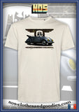 tee shirt unisex VW cox cabriolet grise