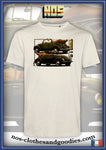 tee shirt unisex VW cox cab 1302 LS avant/ Arrière