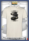 tee shirt unisex VW cox cabriolet bi ton 1959