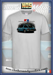 tee shirt unisex AMC PACER bleue arrière