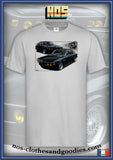 BMW E9 3.0CSI 2800 black t-shirt before