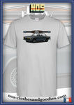 BMW E9 3.00CS 1973 gray t-shirt
