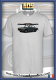 BMW E9 3.00CS 1973 gray t-shirt