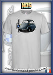 tee shirt unisex  BMW iseta bleu