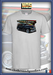 tee shirt unisex chevrolet Fleetline aersedan 1948 noire