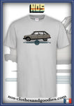 tee shirt unisex citroën Ami 8 beige profil 1974