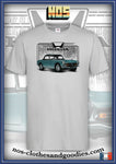 tee shirt unisex Honda S800 verte décapotable