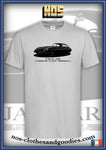 tee shirt unisex jaguar type E 1961 B/W