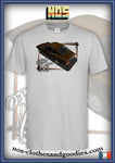 unisex t-shirt Opel GT 1900 brown 1973