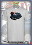 unisex t-shirt Opel Olympia blue 1952