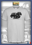 Tee shirt unisex Panhard Dyna X 86 1951 avant / arrière