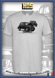 Tee shirt unisex Panhard Dyna X 86 1951 avant / arrière