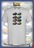 Tee shirt unisex Panhard PL17 multicolor