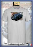unisex t-shirt Peugeot 202 blue