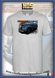 unisex t-shirt Peugeot 202 blue