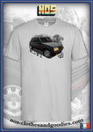 tee shirt unisex Peugeot 205 1.9 GTI noire "avant"
