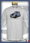 tee shirt unisex Peugeot 402 grise