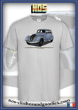tee shirt unisex Peugeot 402 grise