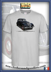 tee shirt unisex Peugeot 402 noire