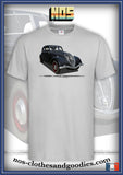 tee shirt unisex Peugeot 402 noire