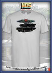 tee shirt unisex Pontiac GTO découvrable noire