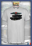 tee shirt unisex Pontiac GTO découvrable noire