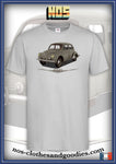 tee shirt unisex Renault 4cv beige