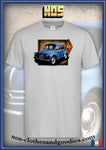 Tee-shirt unisex Renault 4cv trois moustaches