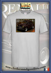 tee shirt unisex Renault 4cv red purple