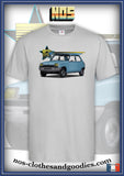 tee shirt Renault 5 L bleu 1974