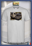 tee shirt unisex Renault Estafette ivoire av/ar
