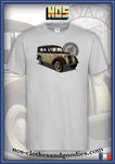Tee shirt unisex Renault Juvaquatre bicolor