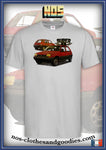 Renault super 5 t-shirt before/after 1986