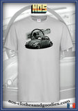 unisex t-shirt VW beetle and dashboard 2