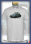 tee shirt unisex VW Cox bleue clair