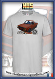 tee shirt unisex VW Caddy orange blason