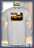 Tee-shirt unisex VW caddy orange '80