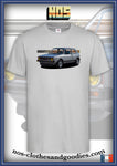tee shirt unisex VW Golf GTI 3 portes grise