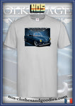 tee shirt unisex notchback type 3 bleu vw