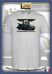 tee shirt unisex VW cox cabriolet grise